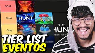 MELHORES EVENTOS do ROBLOX! TIER LIST COMPLETA