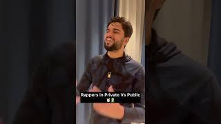 Rappers in Private Vs Public ‍ | Sachin Awasthi | #comedy #ytshorts #shorts #music #hiphop