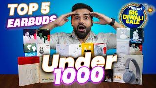 TOP 5 Earbuds Under 1000 In Flipkart Diawli Sale & Amazon Great India Sale || TWS Under 1000 in sale