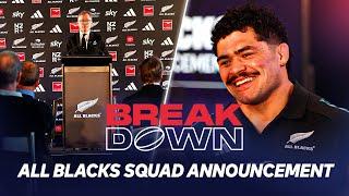 The First All Blacks Squad Announcement for 2025 | #SkySportNZ