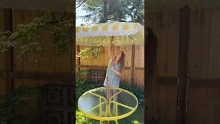 Outdoor table upcycle ️ Now I just need chairs  #diy