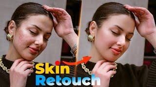 How to retouch skin | Best Face Retouching Technique | And free Plugin Download 2024