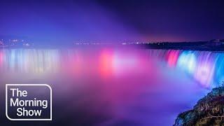 Niagara Falls transforms into magical light festival for holidays