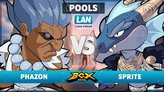 Phazon vs Sprite - Pools - Brawlhalla World Championship 2023 - LAN 1v1