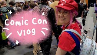 COMIC CON LONDON VLOG  My time at MCM Comic Con 2024 October Artist alley, what i ate