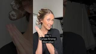 day 5 of trying to find a europe airwrap alternative - eternal muse heatless curler #heatlesscurl