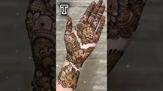 comment your name  and see your beautiful mehndi designs ️ #shortvideo #ytshorts