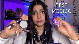 ASMR  / Test MÉDICO - EXAMEN de NERVIOS CRANEALES PERO TODO ESTÁ MAL (neurología, oftalmología, más)