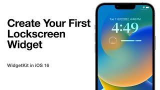 Create your first Lockscreen Widget | iOS 16 WidgetKit Tutorial