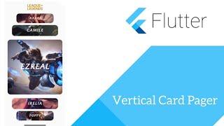 Vertical Card Pager in Flutter | Flutter Tutorials | Flutter by Google | #Flutter | #CodeStudio