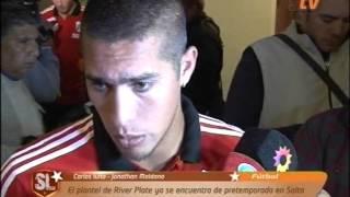 River en Salta: Notas a Carlos Luna y Jonathan Maidana