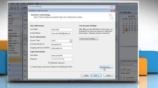 How to add an email account in Microsoft® Outlook 2007 :Tutorial