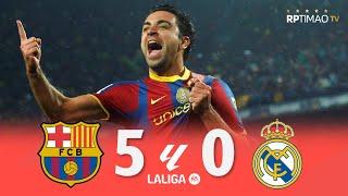 Barcelona 5 x 0 Real Madrid ● La Liga 10/11 Extended Goals & Highlights ᴴᴰ