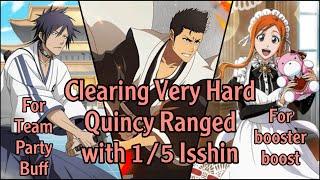 Bleach Brave Souls - Quincy Ranged 1/5 Isshin Very Hard Clear Guild Quest