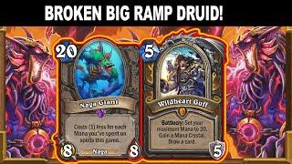 DRUID NERFS? How Broken Is Big Ramp Naga Kazakusan Druid? Voyage to the Sunken City | Hearthstone