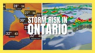 Scorching Heat Brings Severe Storm Threat to Parts of Southern Ontario | #forecast