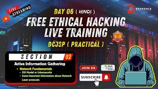 Day-06 In-Depth Active Information Gathering - Ethical Hacking Free DCjSP Practical Course [ Hindi ]