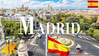 Madrid 4K drone view • Stunning Footage Aerial View Of Madrid | Relaxation film with calming music