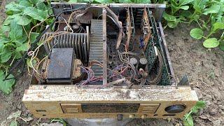 DENON Amplifier Japanese old broken Restoration - Restore old electronic audio amplifier