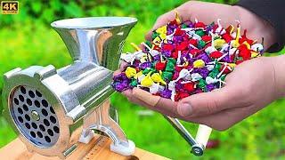 EXPERIMENT: DIFFERENT THINGS IN MEAT GRINDER