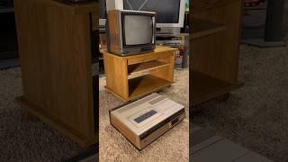 Building an 80’s themed AV cart   #retro #80s #vhs #woodgrain #gaming