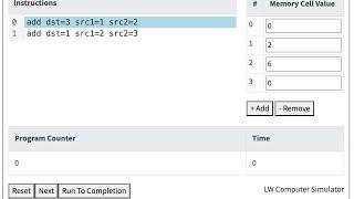 Properties of the Logicwalk Computer Simulator