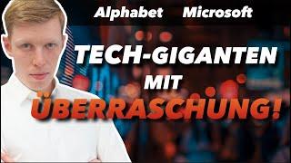 Aktien: Tech-Giganten mit Überraschungen | Alphabet und Microsoft