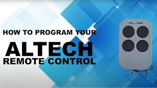 How to Program your Altech Remote Control | How to - Paano