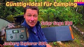 Jackery Explorer 500 + Solar Saga 100