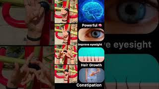 Powerful Mudras #yoga #constipation #hair #growth #improve #eyesight #powerful #brain #yogapose #yt