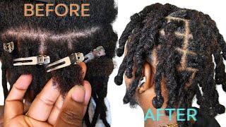 HOW TO: GET PERFECT LOCS EXTENSIONS IN MINUTES TUTORIAL WITH SINCERE SANDY!
