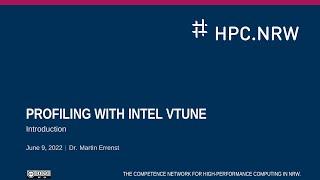 Introduction to Intel VTune