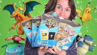 3 Pokemon Mega Mystery Power Boxes, 1 Video