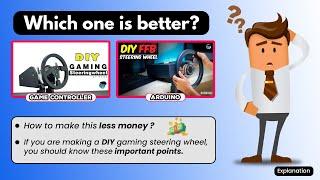 Tips You Need to Know! | DIY Gaming Steering Wheel (Important)