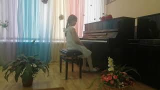Черенкова Екатерина, 3 класс, фортепиано. "У вечного огня", автор В. Коровицын