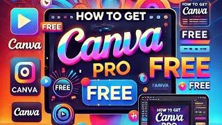 How to get CANVA PRO for FREE