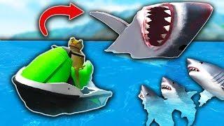 I FOUND A SECRET MEGALODON?! (Amazing Frog)