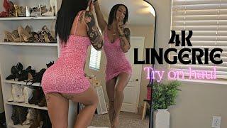 Exploring stunning sheer lingerie pieces in this 4K try on haul!!