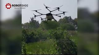 Multi-rotor agriculture spraying drone Octocopter