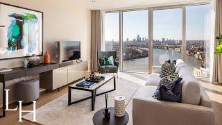 What £6,000 per month gets you in Canary Wharf, London (luxury apartment tour)