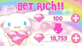 Get More Pink Diamonds! | Roblox My Hello Kitty Cafe 2025 | Riivv3r