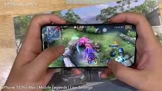 iPhone 15 Pro Max Mobile Legends Game Test