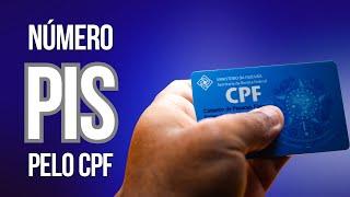 CONSULTAR NÚMERO DO PIS PELO CPF | ATUALIZADO 2024!