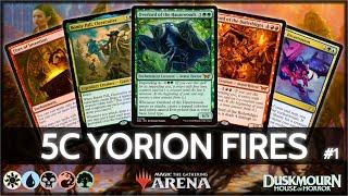 🟢 5C Yorion Fires, 57% Win Rate, part 1 | MTG Arena | Explorer | BO3 | Duskmourn