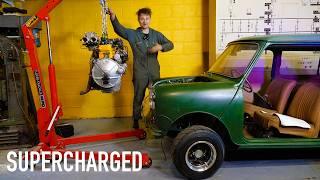 Fitting A SUPERCHARGED MINI ENGINE - Big Bogey Part 11
