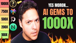 I MAY HAVE FOUND THE NEXT 1000X AI CRYPTO COINS?! 5 Ai Coins to PUMP!