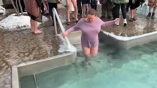 ICE HOLE BATHING 2024/ #045 WINTER SWIMMING/ COLD WATER/ EPIPHANY BAPTISM/