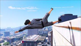 GTA 5 Parkour Ragdolls & Fails Episode 12 (Euphoria Physics Showcase)