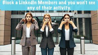 Can I see a Blocked LinkedIn Member's Activity if it is reposted on public to everyone.