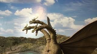 king Ghidorah 1964 stop motion test at 24 FPS